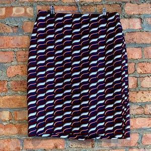 Ann Taylor Geo Print Skirt